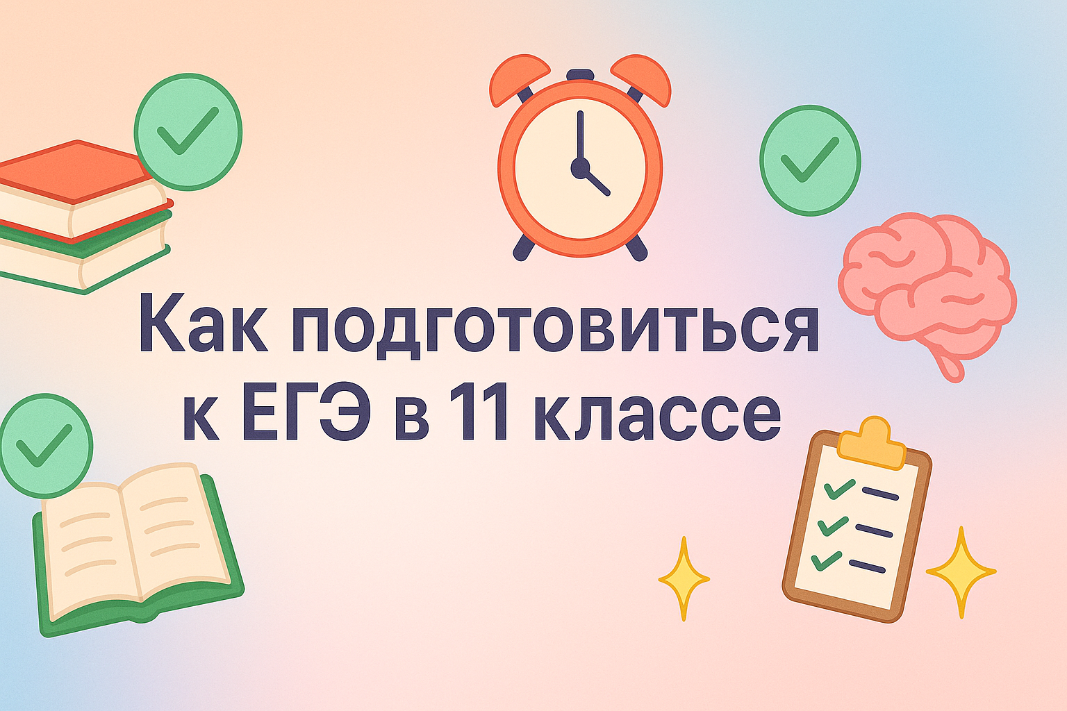 ✨ Как подготовиться к ЕГЭ в 11 классе: пошаговое руководство для максимального результата