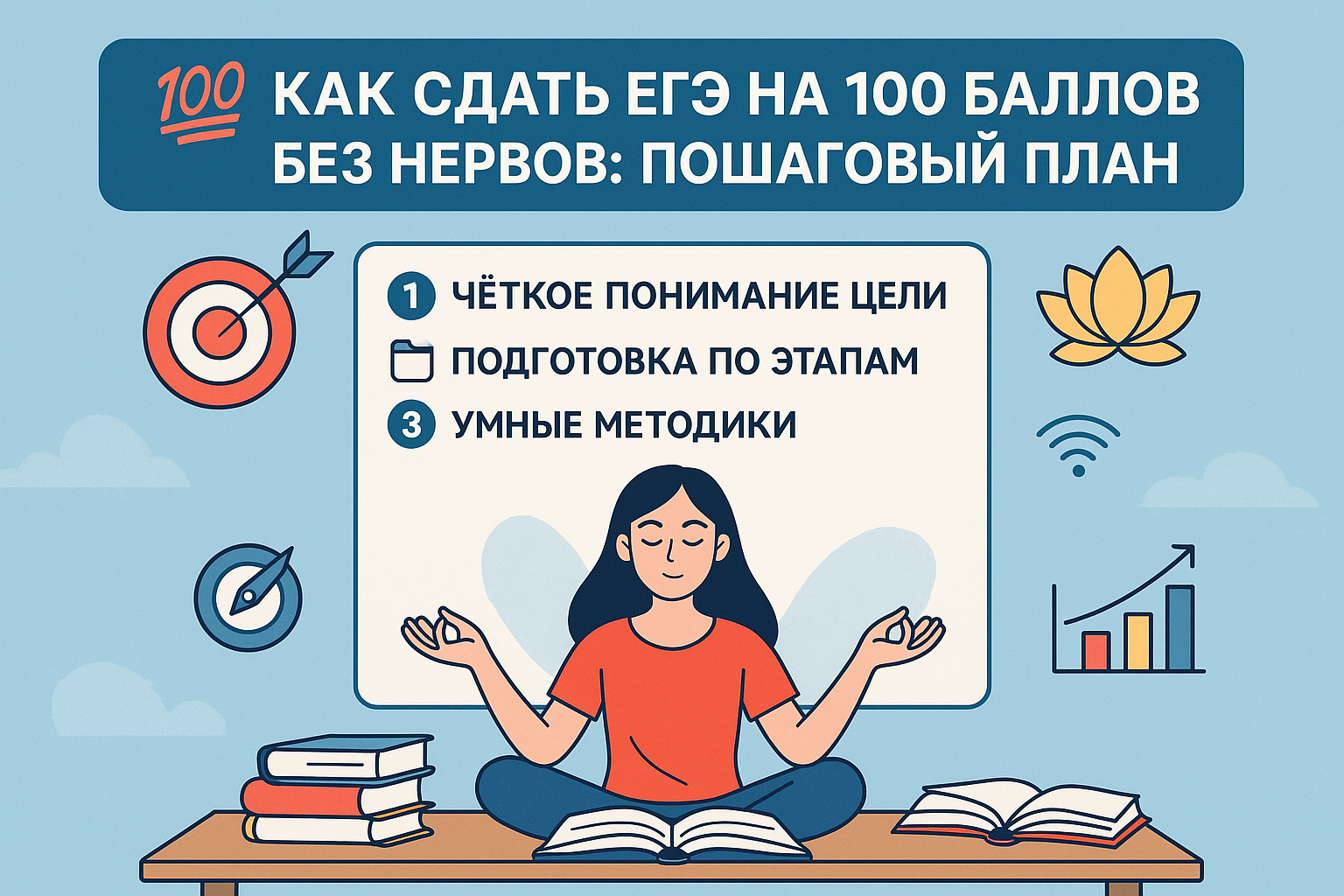 💯 Как сдать ЕГЭ на 100 баллов без нервов: пошаговый план