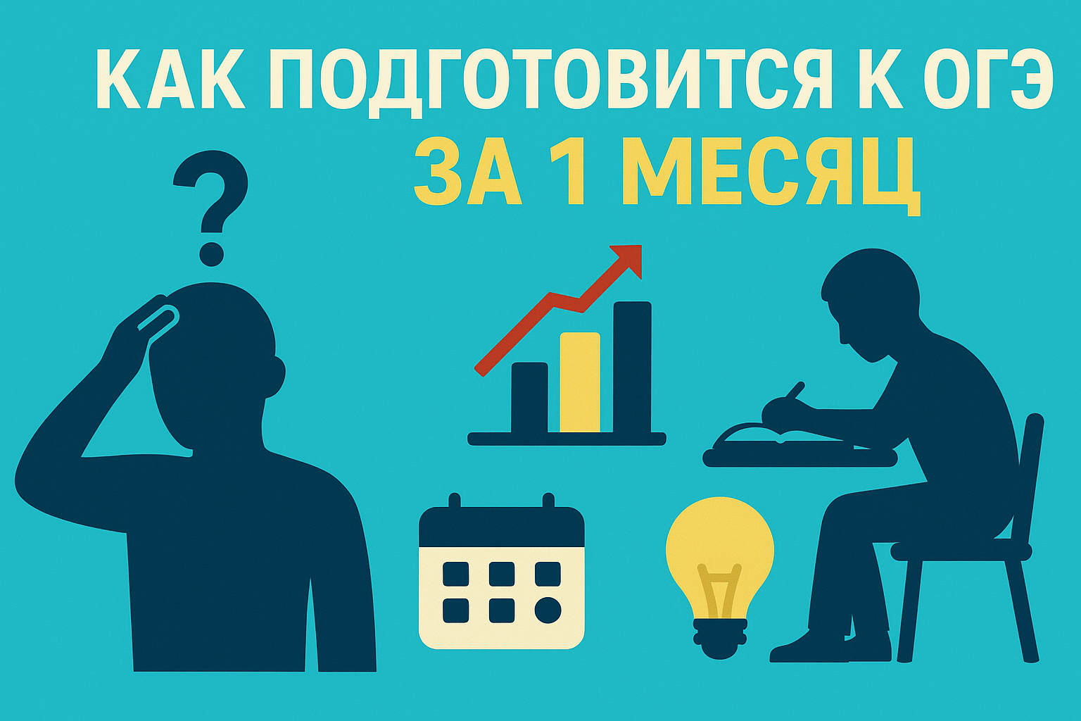 🎯 Как подготовиться к ОГЭ за 1 месяц: инструкция выживания и успеха
