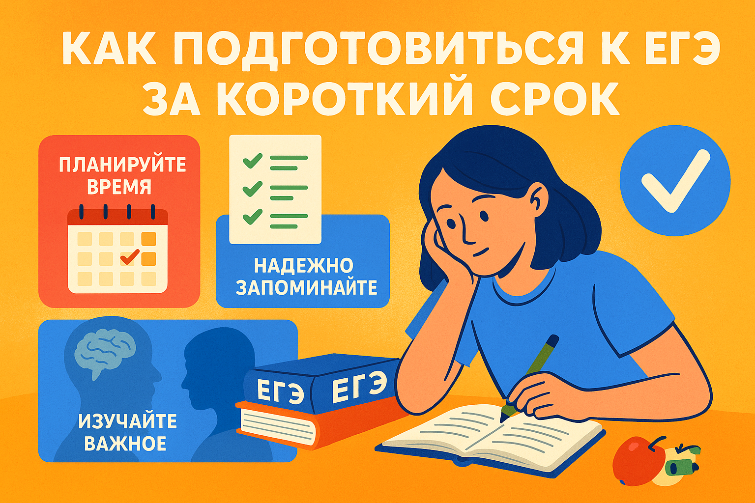 📚 Как эффективно подготовиться к ЕГЭ в ускоренном темпе