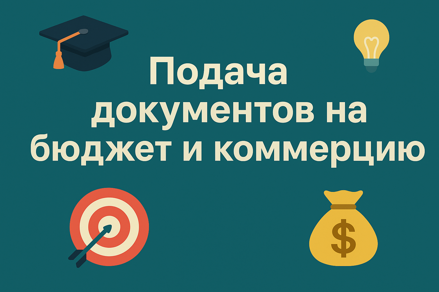 🎓 Подача документов на бюджет и коммерцию: Полный гид для абитуриентов
